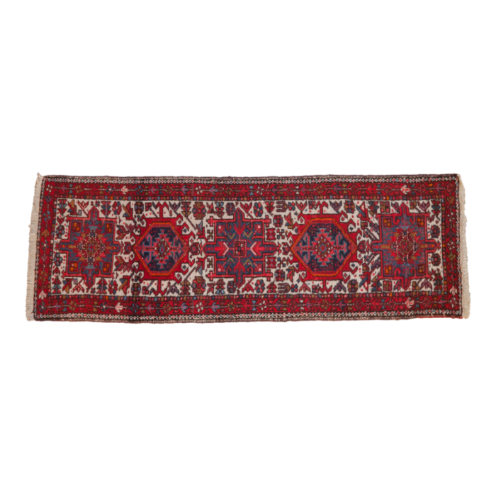 vintage karaja rug runner 2 x 59 3082