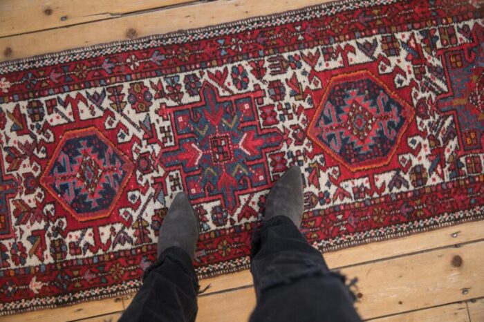 vintage karaja rug runner 2 x 59 5310