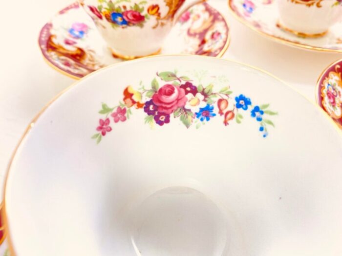 vintage lady fayre royal standard fine bone china cup and saucer set made in england 18 pieces 1209