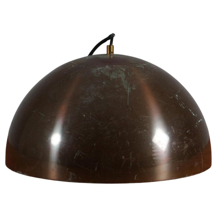 vintage louisiana copper pendant lamp by vilhelm wohlert attributed to louis poulsen 1960s 1