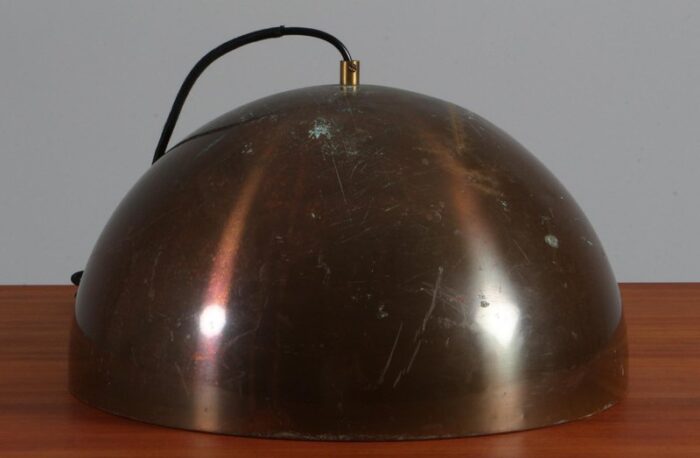 vintage louisiana copper pendant lamp by vilhelm wohlert attributed to louis poulsen 1960s 4