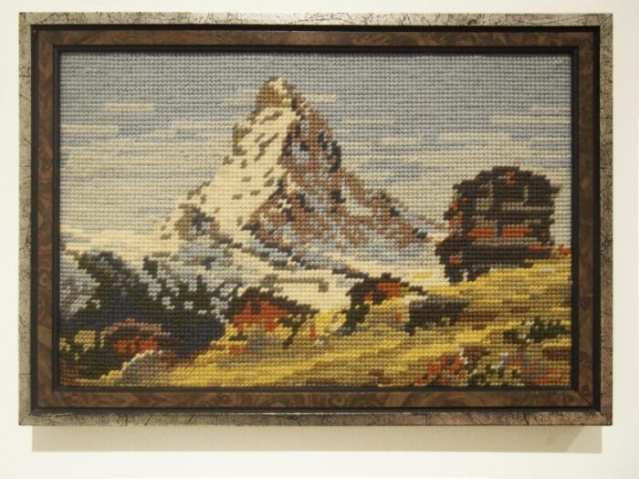 vintage matterhorn needle point 9656