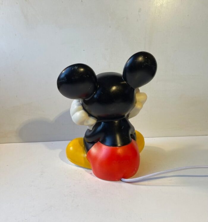 vintage mickey mouse table lamp from disney 1990s 6