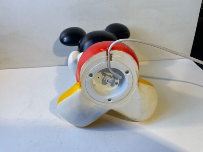 vintage mickey mouse table lamp from disney 1990s 8