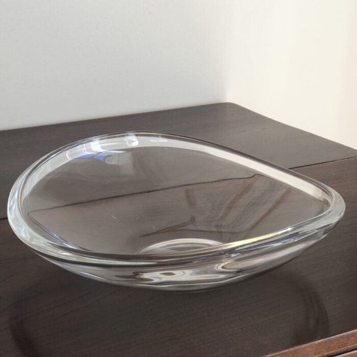 vintage mid century danish modern glass centerpiece bowl 3800