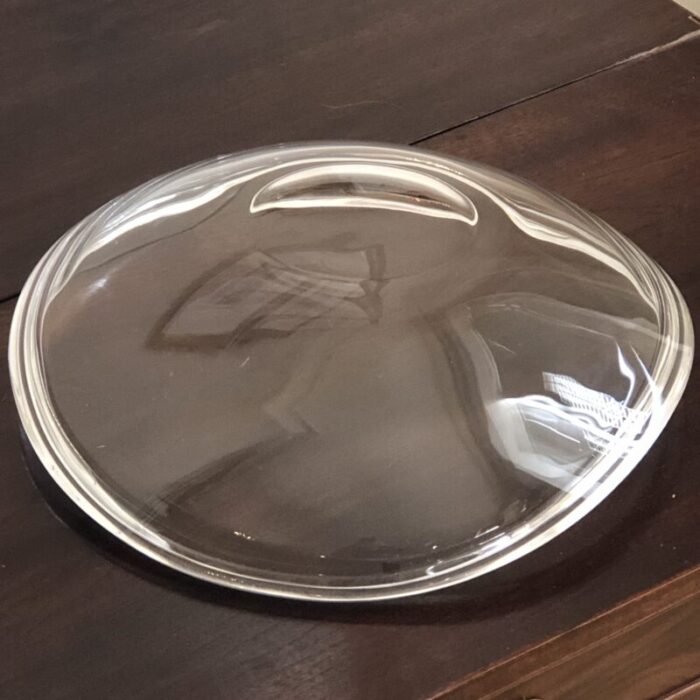 vintage mid century danish modern glass centerpiece bowl 8069