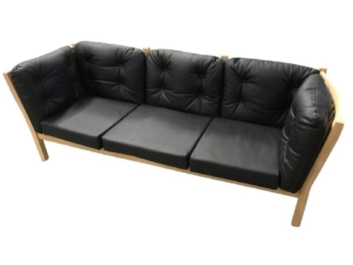 vintage model 303 three seater sofa by andreas hansen for brodere andersen 1