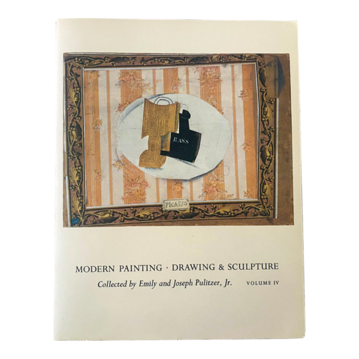 vintage modern art book modern painting drawing and sculpture collected by emily and joseph pulitzer jr volume iv 5871