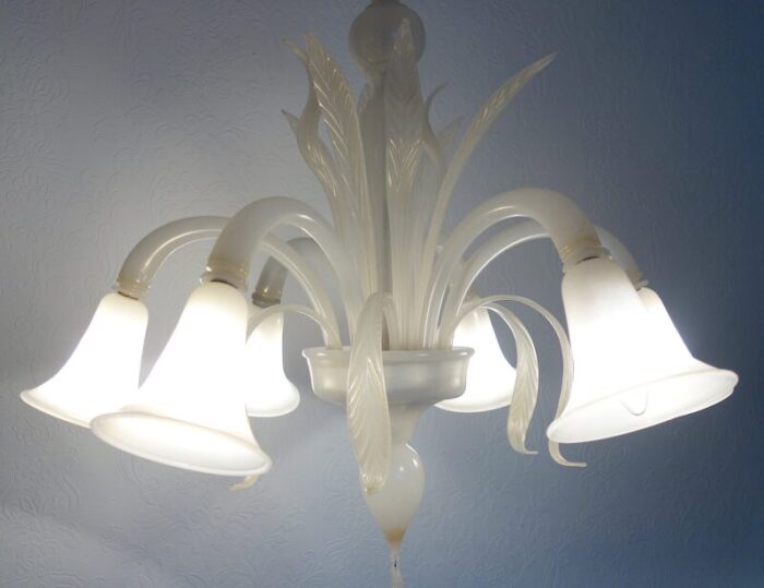 vintage murano glass chandelier 4