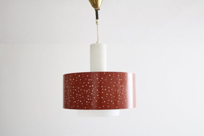 vintage pendant lamp by ernest igl from hillebrand lighting 1960s 1