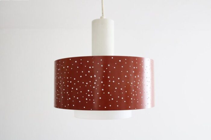 vintage pendant lamp by ernest igl from hillebrand lighting 1960s 3