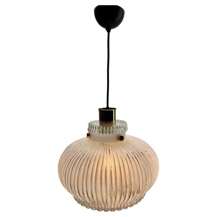 vintage pendant light attributed to peill putzler germany 1960s 2