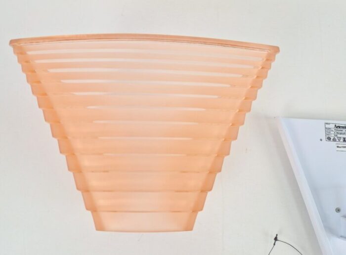 vintage pergamo 30 wall lamp by a mangiarotti for artemide italy 1980s 10