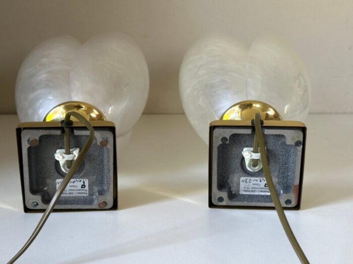 vintage rougeier lamps 1970s set of 2 11