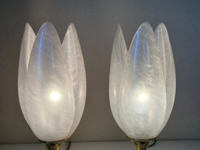 vintage rougeier lamps 1970s set of 2 4