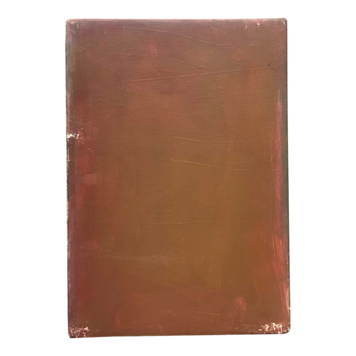 vintage russell christoffersen abstract on canvas painting 6541