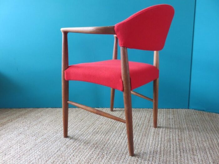 vintage teak armchairs by erik kirkegaard 1960 set of 2 5