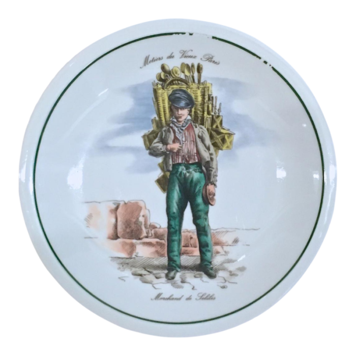 vintage trades of old paris plateutensil vendor 7515