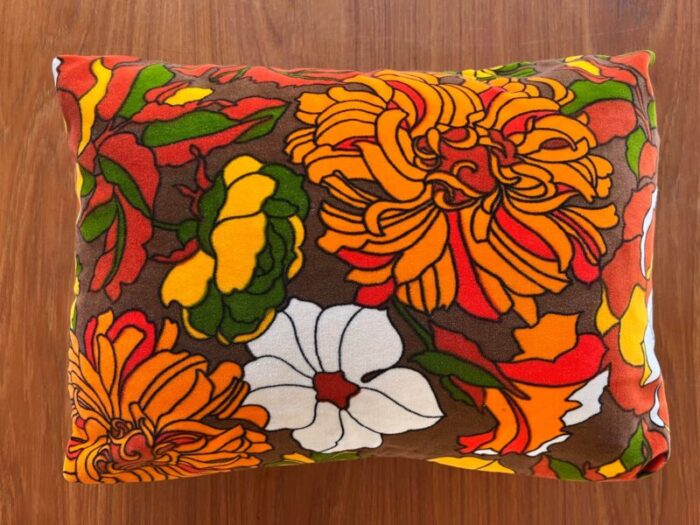 vintage velvet floral fabric pillow cover 5838