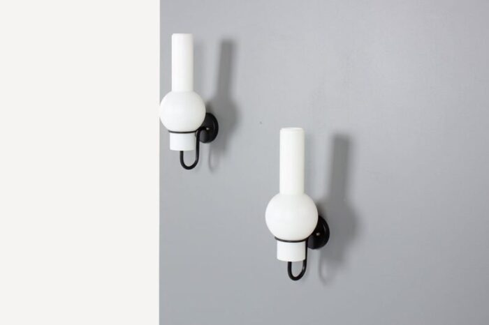 vintage wall lights from raak 1970 set of 2 2