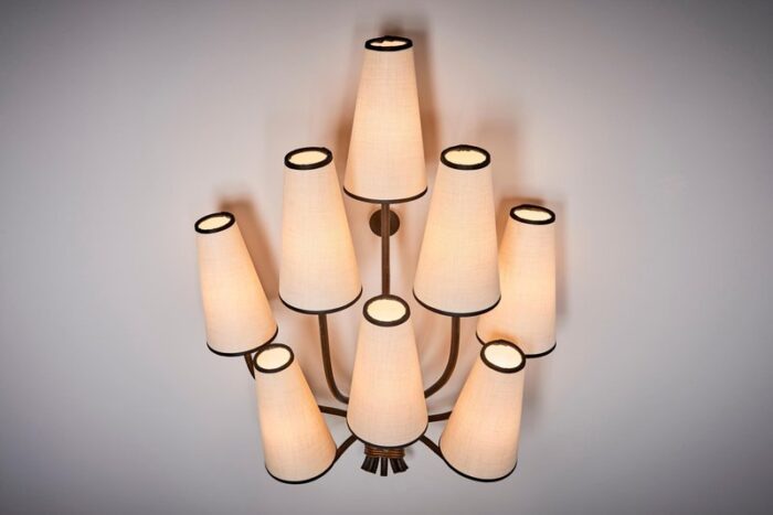 wall lamp in the style of jean royere france 1950s 10