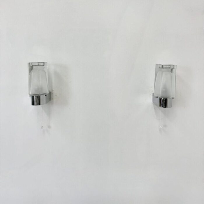 wall lamps sconce from limburg glashuette 1970s set of 2 13