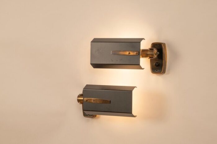 wall lights from stilnovo italy 1950s set of 2 4