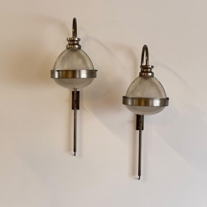 wall sconces by sergio mazza for artemide 1960s set of 2 8