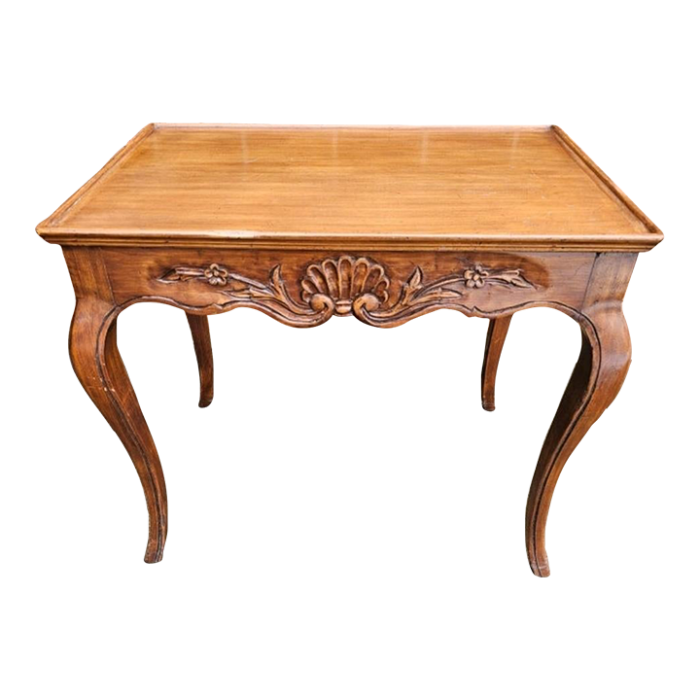 wellesley guild arts and crafts fruitwood handcrafted and hand carved side table 4245